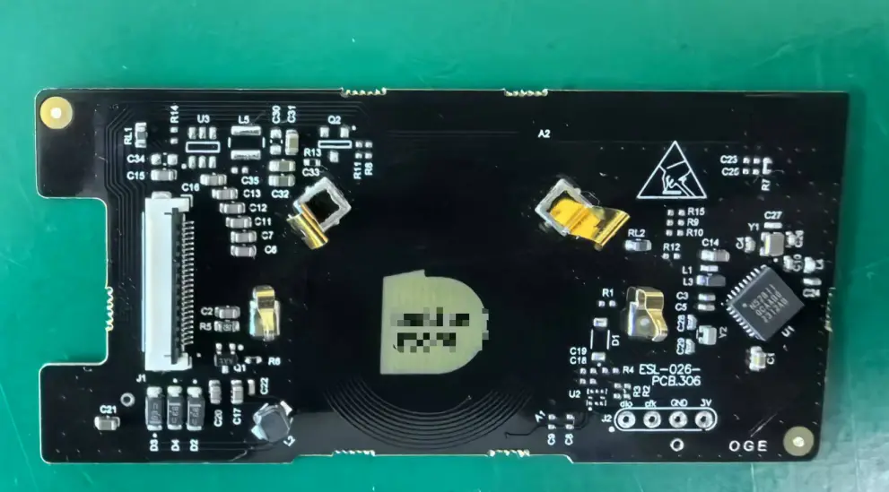 2.66 in&ccedil; elektronik etiket Elektronik raf etiketleri PCB 2.4 GHz zincir s&uuml;permarketler i&ccedil;in elektronik raf etiketi