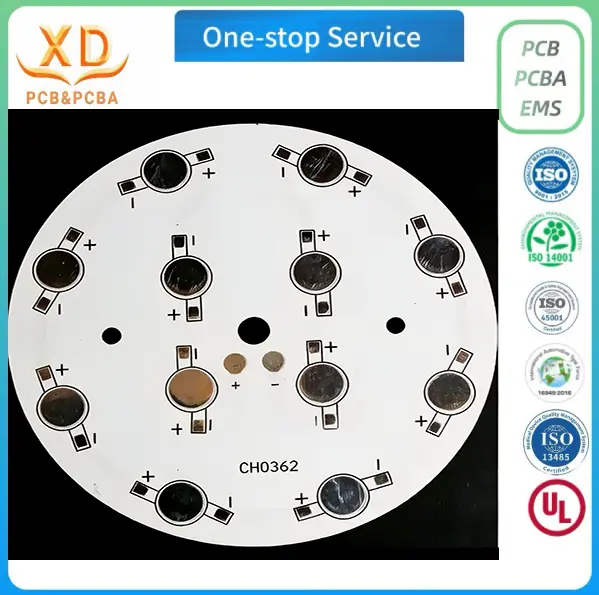 OEM Aydınlatma i&ccedil;in &Ccedil;in'de &Ouml;zel Yuvarlak LED Al&uuml;minyum PCB &Uuml;reticisi Giriş
